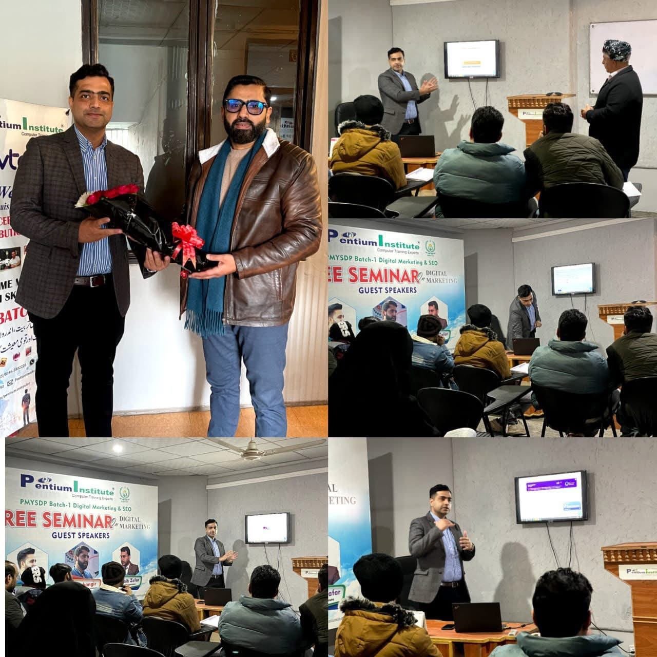Meetup with Zaheem Saeed regarding the MOU with the British Council and the registration of Pentium Institute